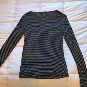 striped long sleeve shirt